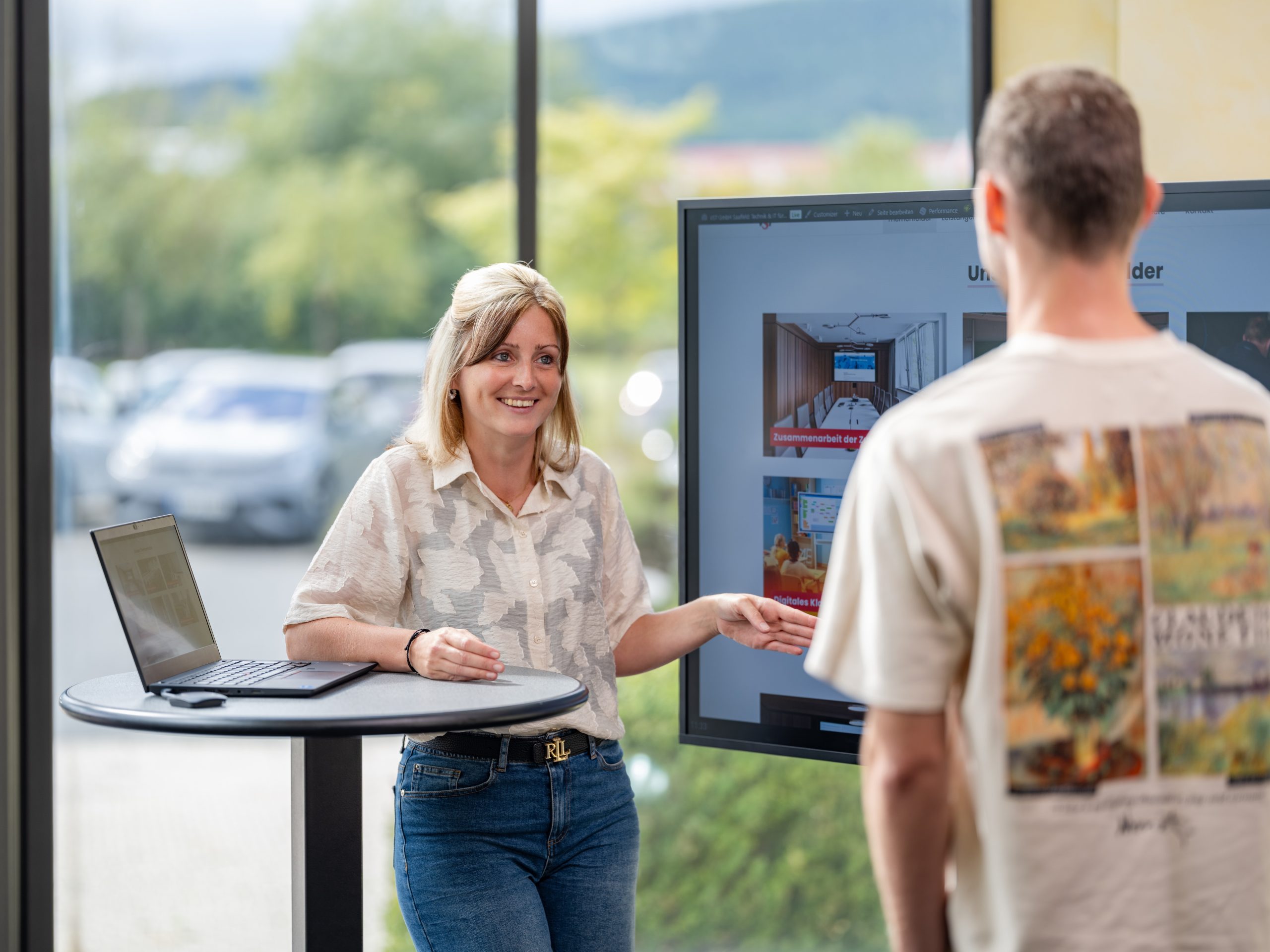 Hybrides Arbeiten bei der VST in Saalfeld